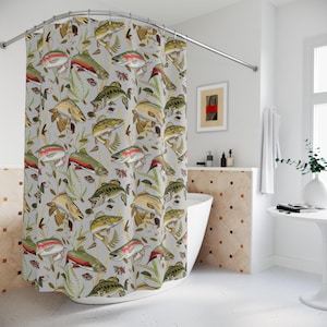 bacova guild born to fish shower curtain hooks Hooks, 12Pcs Starfish Anti Rust Decorative Resin Shower Curtain Rings for Bathroom Bedroom Baby Living Room Decor Shower Rods Curtains Window Hangings Holder : Home & Kitchen Our 12 count Chrome Double Sided Roller Shower Curtain Hooks are the perfect addition to your bathroom Tropical Fish Shower Curtain Hooks