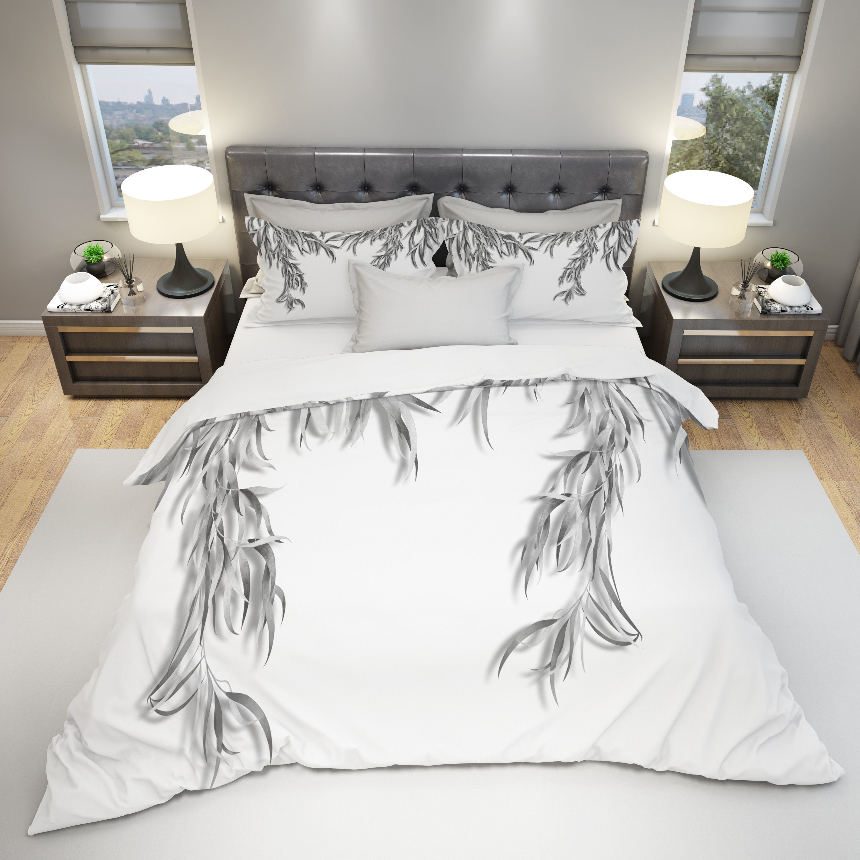 Minimalist Bedding Set Twin Queen King Size Comforter with Etsy