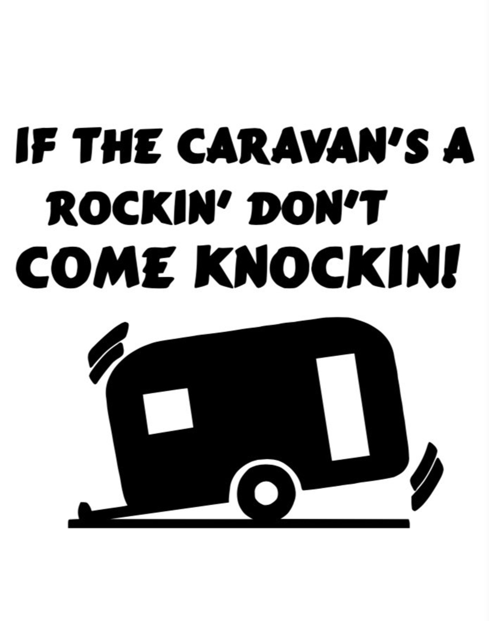 Funny Caravan Motorhome Camper Van Bumper Sticker Vinyl Decal Etsy UK