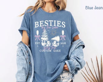 Girls Trip Lake Tee, Matching Lake Vacation Shirt, Bachelorette Lake Weekend Tees
