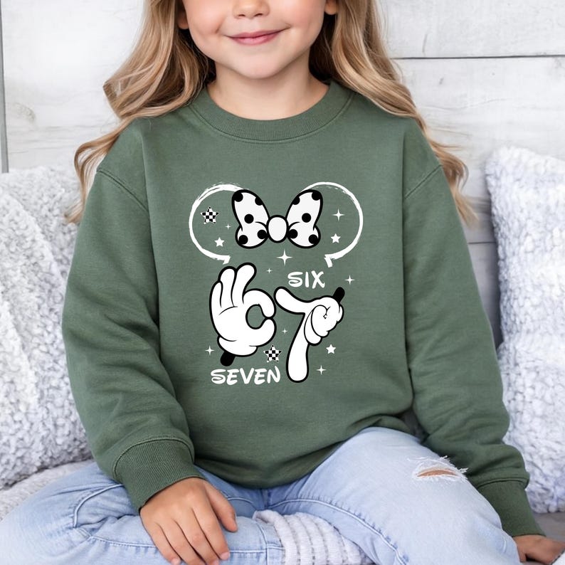 matching mickey minnie kids shirts, disney world trip outfit for siblings, 6 7 birthday disney vacation apparel