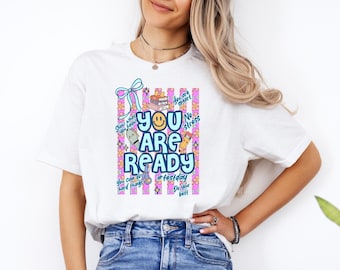 Camiseta para el día del examen, camiseta de motivación para profesores, camiseta para el día del examen