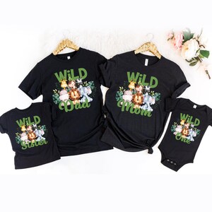 Family Safari Matching Shirts, Birthday Zoo Shirts, Two Wild, Wild One, Wild One Birthday, Mom and Dad Wild Shirt, Wild Safari Shirts
