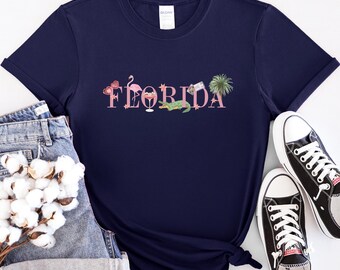 Vintage Florida Shirt, Summer Vacation Shirt, Retro Florida Shirt, Florida Lovers Gift, Beach Lover Shirt, Sun Lover Shirt, Sunshine Shirt