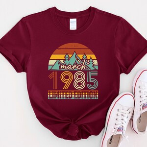 40th Birthday Shirt, Vintage 1985 Shirt, 40th Birthday Gift For Women, 40th Birthday Gift For Men, 40th Birthday Woman, 40th Birthday Friend