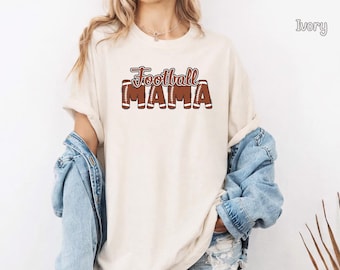 Camiseta para mamás futbolistas: Camiseta cómoda para el día del partido, camisetas para padres de alumnos mayores.
