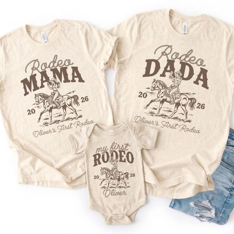 First Rodeo Signage First Rodeo Shirt Grandma - Etsy