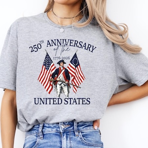 250th Anniversary USA Shirt, Patriotic American History Tee, Fourth Of July Shirts