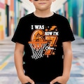 I Was 6 Now I’m 7 Shirt, Basketball Birthday Shirt for Boys, 7th Birthday Boy Gift, Custom Sports Birthday Tee