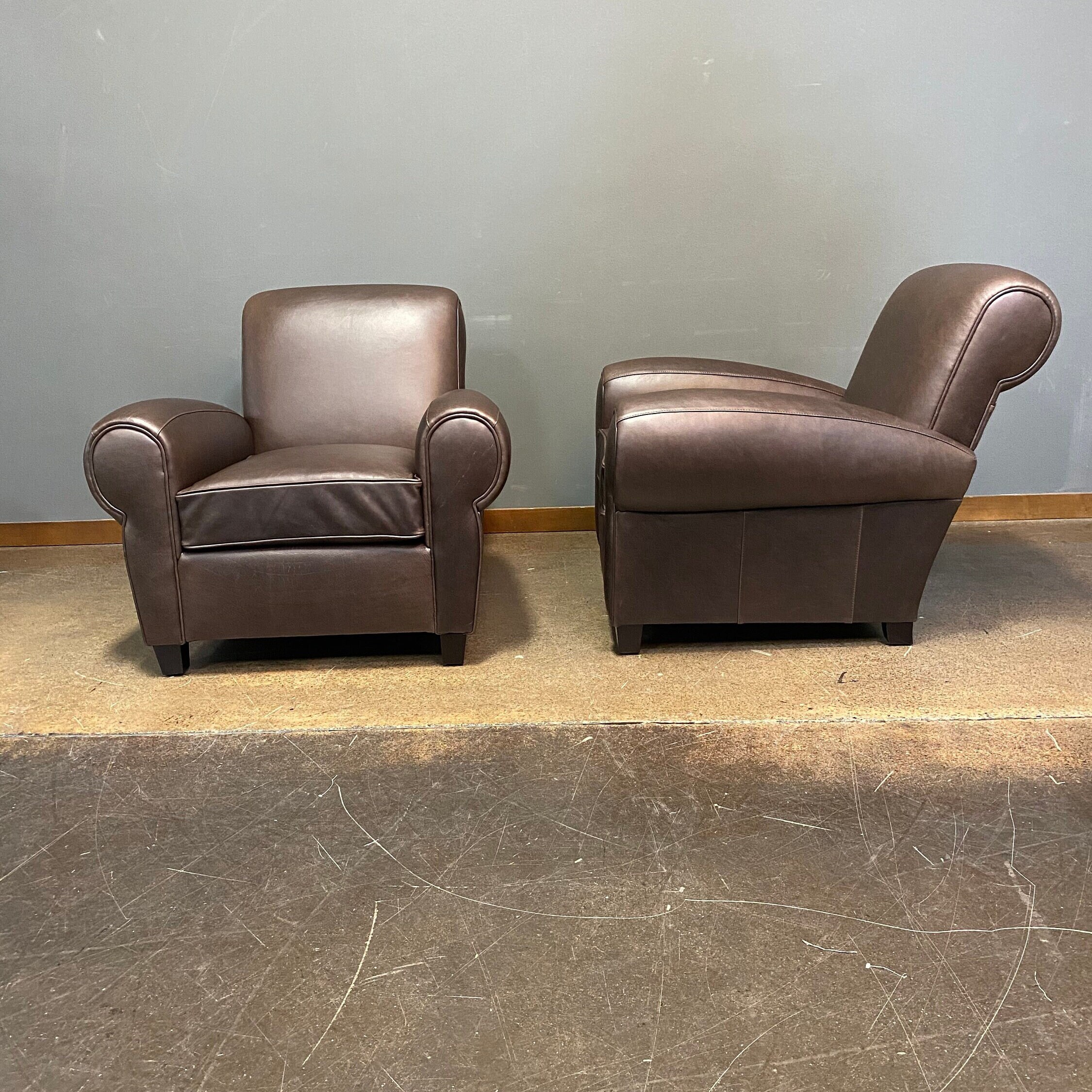 1920s parisian sale leather club chair