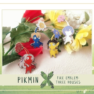 Pikmin x FE3H - Hard Enamel Pins