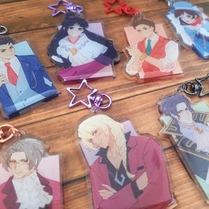 Ace Attorney - Breloques en acrylique portrait de personnage