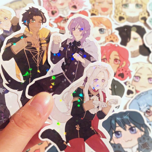 FE3H - Puppy-themed Sticker Packs: Edelgard, Dimitri, Claude, Yuri, etc.