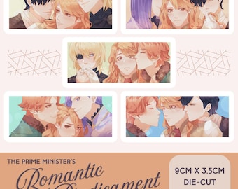 FE3H - The Prime Minister's Romantic Predicament Die-cut Stickers