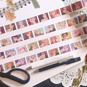 FE3H - Love Letter Stamp Washi Tape: Black Eagles, Blue Lions, Golden Deer, Ashen Wolves