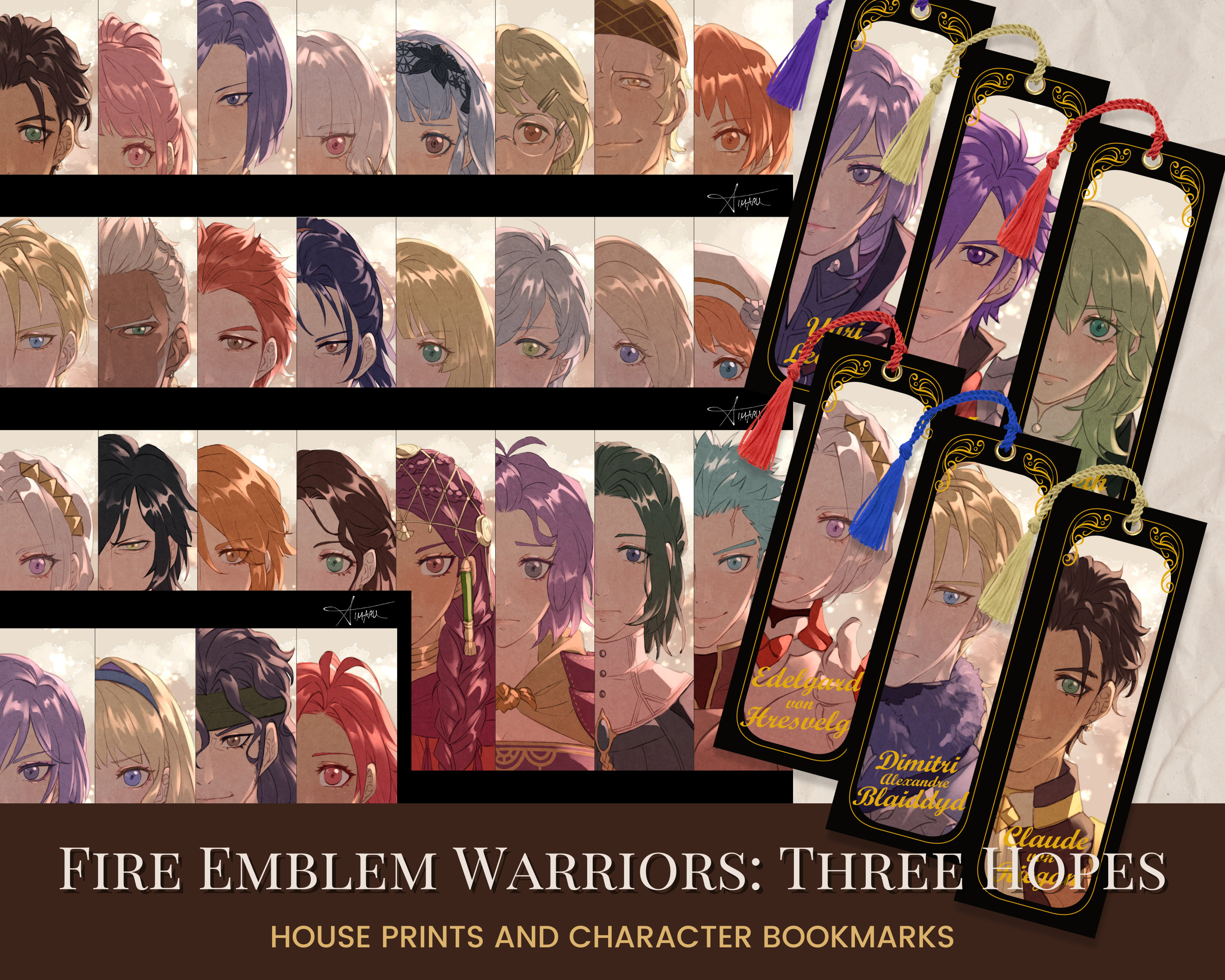 Fire Emblem Warriors: Three Hopes Postcard Prints And - Etsy