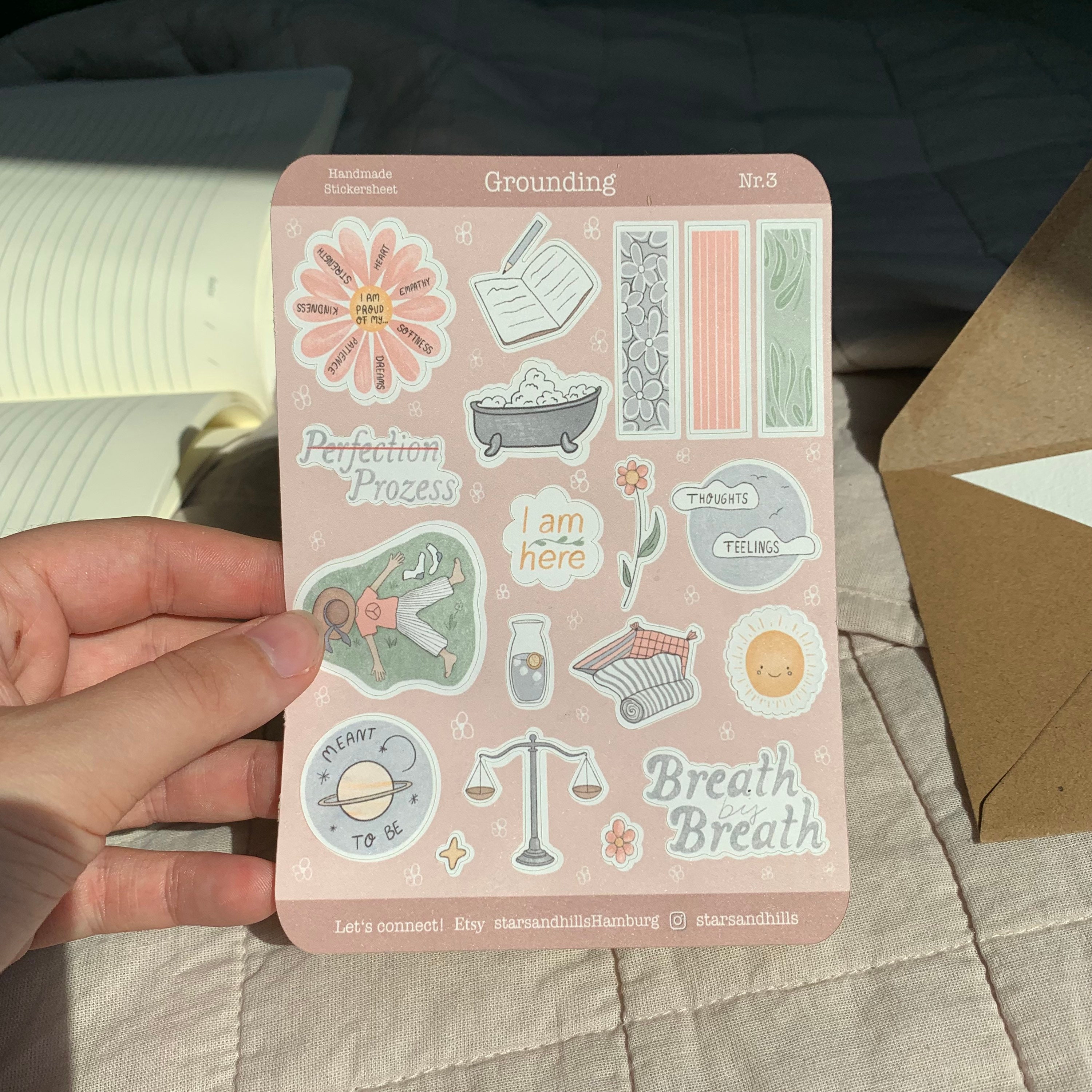 Sticker Sheet Mental Health Quotes and Illustrations - Etsy.de