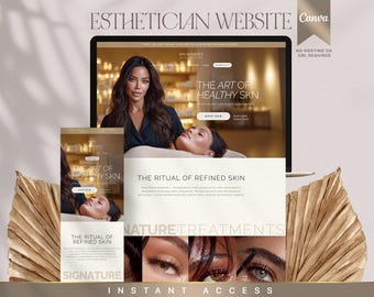 Canva Website Template for Coaches, Hosted in Canva, Editable Landing Page Design, Professional Coaching Site, Modern Aesthetic, Canva Web