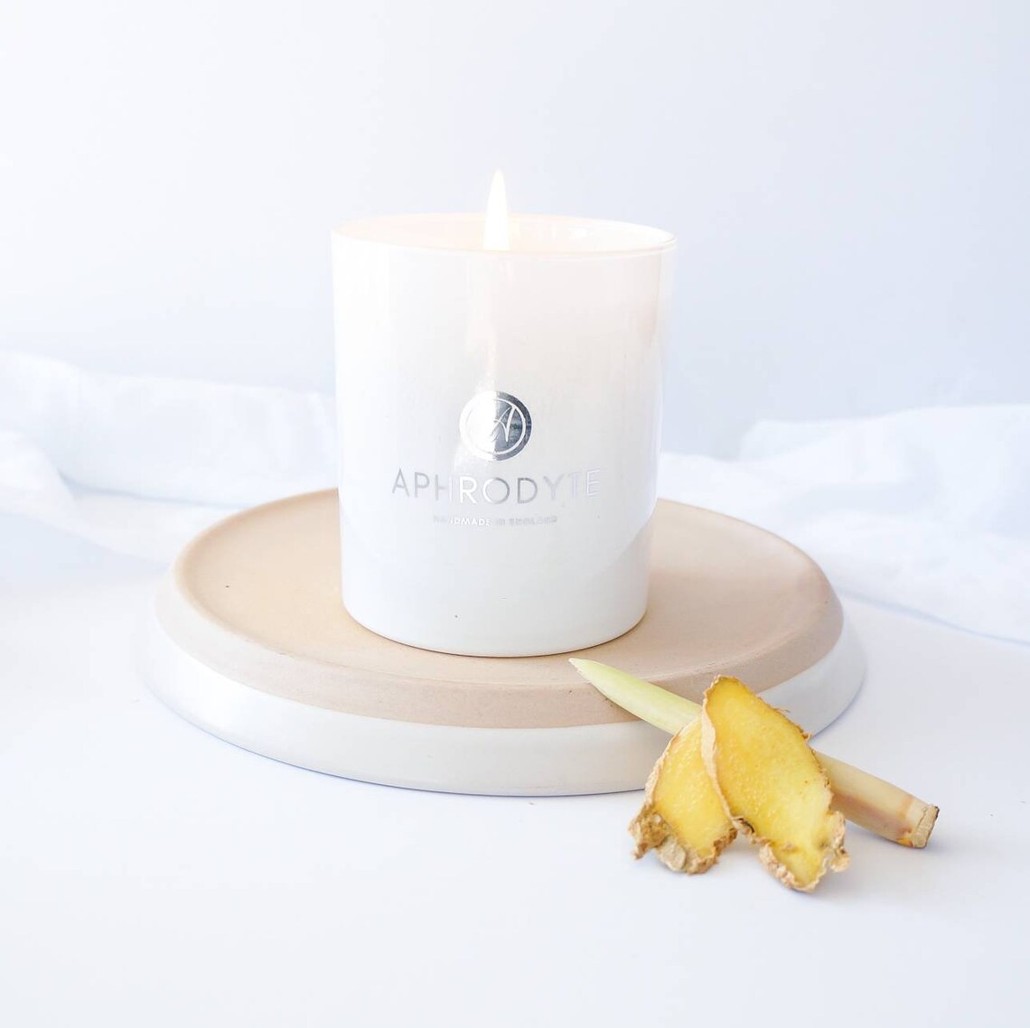 Lemongrass & Ginger candle luxury handmade candle Etsy