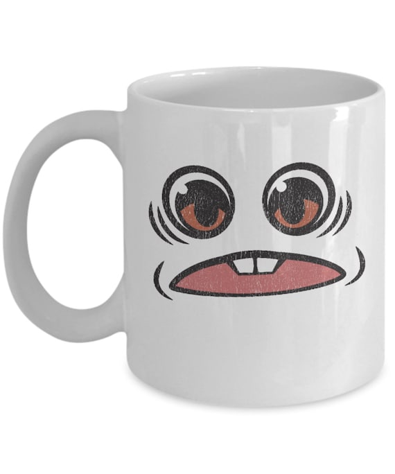 Cartoon Face Coffee Mug Funny Shocked Face Great Gift and Hot - Etsy Cartoon Face Coffee Mug Funny Shocked Face Great Gift and Hot - Etsy