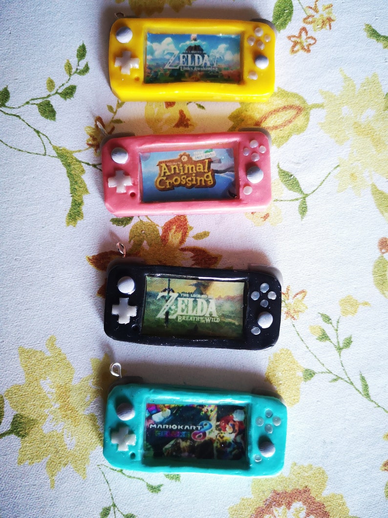 Mini Nintendo Switch and Switch lite keychain charm Animal Etsy
