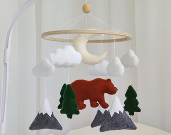 bear cot mobile