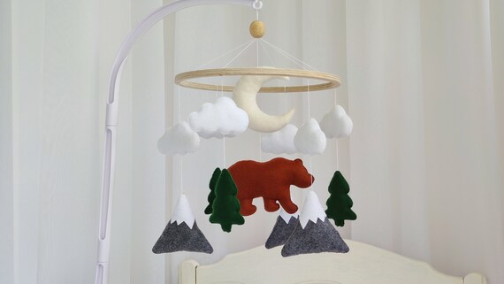 bear cot mobile