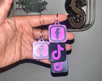 Digital Business Card, Business Card Keychain, Social Media Keychain, Tap to Pay, Tap to follow, Tap Business Card - NFC keychain