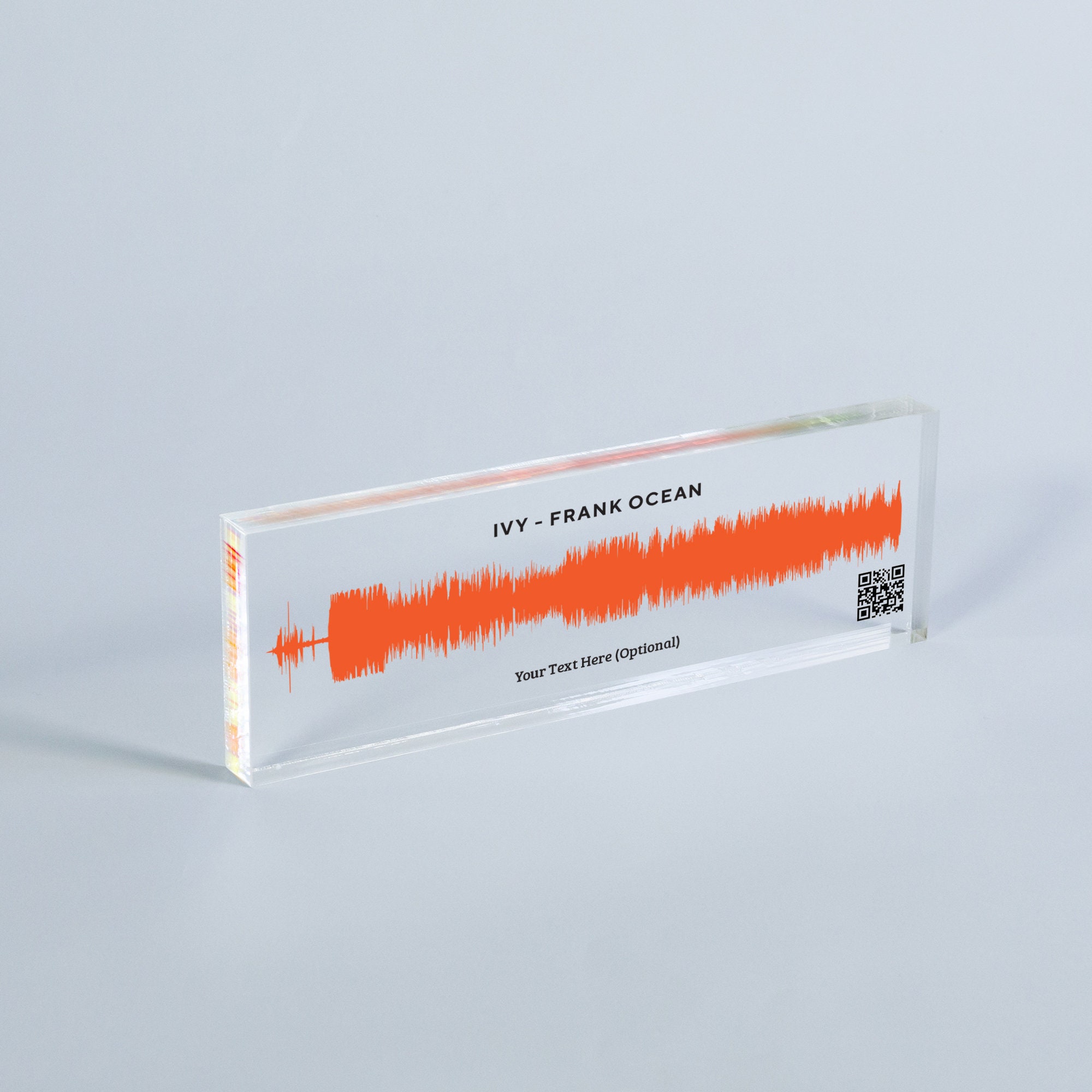 Custom Sound Wave QR Code Personalized Sound Wave Art Gift Etsy