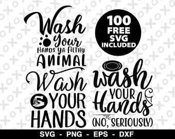 Wash Your Hands Svg Keep Calm Svg Svg Files For Cricut Etsy