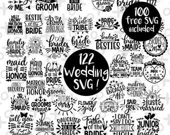 Godmother Of The Bride Svg Design Bridal Party Shirt Cut Etsy