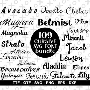 Calligraphie De Police Cricut Polices Cricut Mariage De Etsy