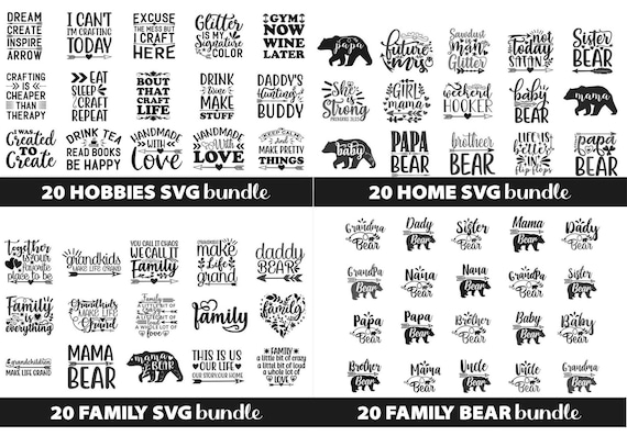 Download Svg Bundle Svg Bundles Fonts Svg Bundle Svg Files For Etsy 3D SVG Files Ideas | SVG, Paper Crafts, SVG File