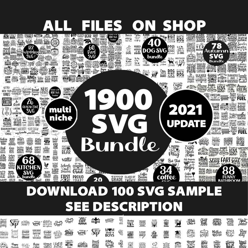 Download SVG bundle sale svg bundles fonts svg bundle svg files for | Etsy