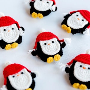 Penguin Pin Penguin Brooch Pin Penguin Lover Gift Penguin Brooch Badge Cute Penguin Pin Fun Animal Pin Crochet Penguin Pin Cute Accessories