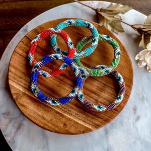 Evil Eye Bracelet Beaded Bracelet Mal De Ojo Bracelet Protection Bracelet Evil Eye Talisman Good Luck Jewelry Seed Bead Charm Bangle