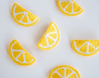 Lemon Hair Clip Lemon Slice Hair Clip Lemon Slice Hair Snap Kawai Hair Clip Fruit Hair Barrette Punch Needle Hair Clip Food Hair Accessories