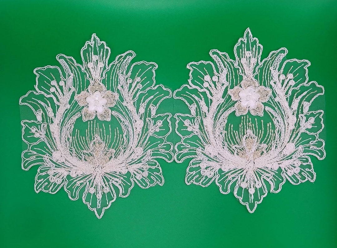 Floral Cocktail Napkin Flower Lace Cocktail Napkin Lace Etsy