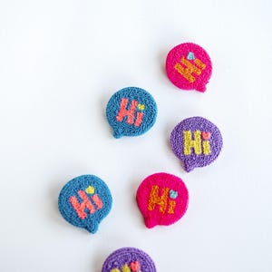Hi Pin Hi Brooch Pin Conversation Starter Pin Kawai Pin Kawai Brooch ...