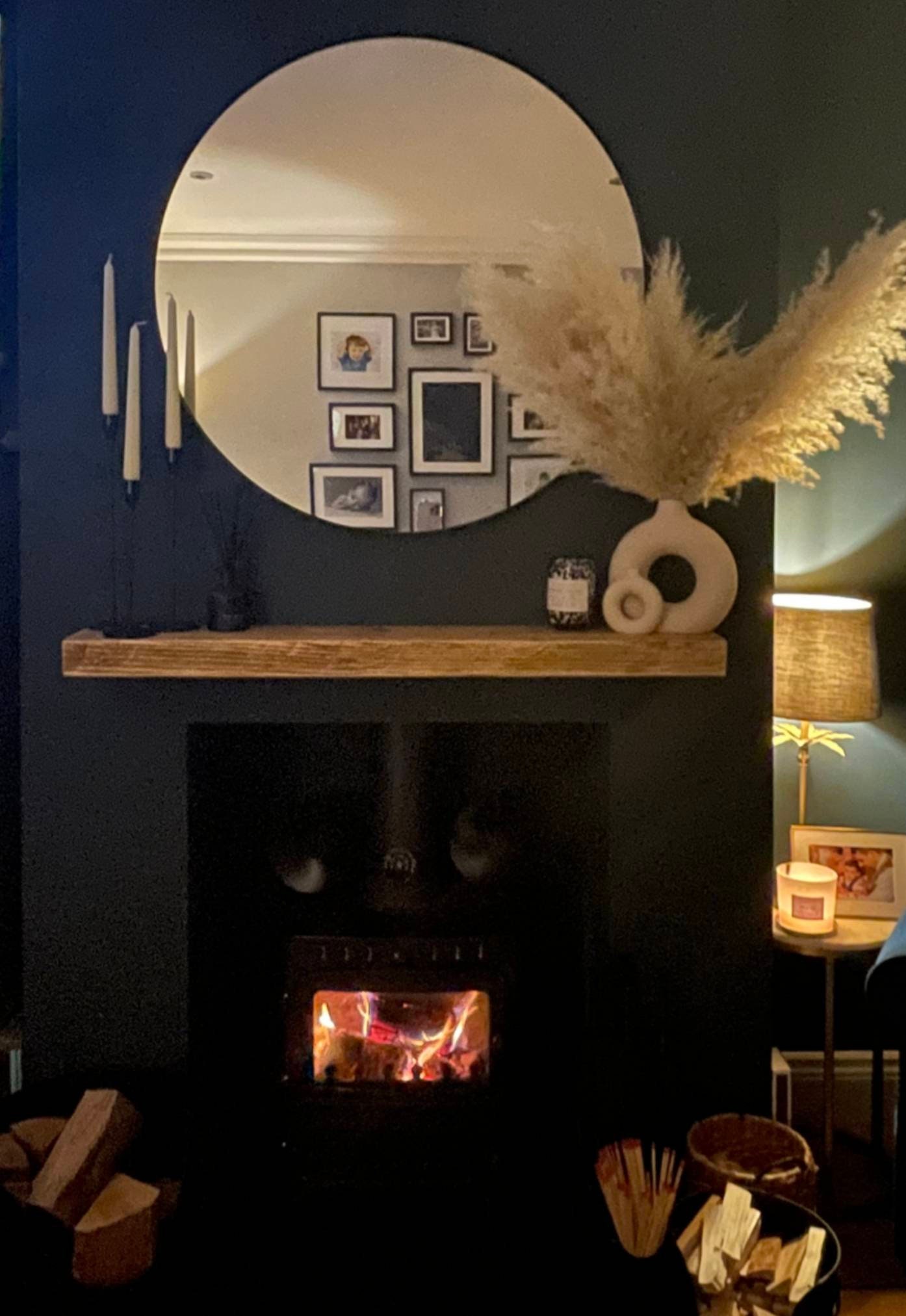 Super Chunky Rustic Fireplace Mantel ...