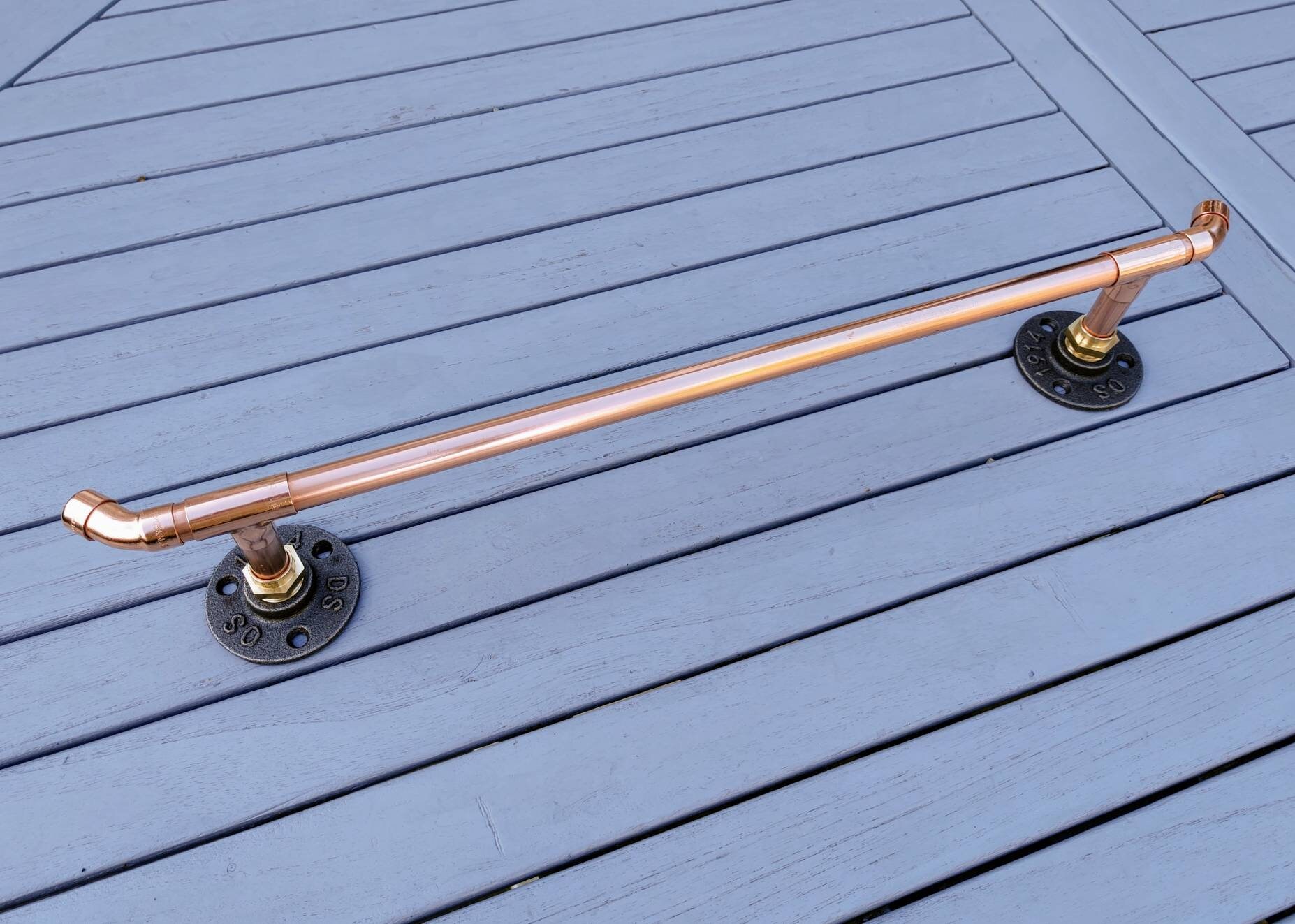 4 Piece Copper Pipe Bathroom Set Etsy UK