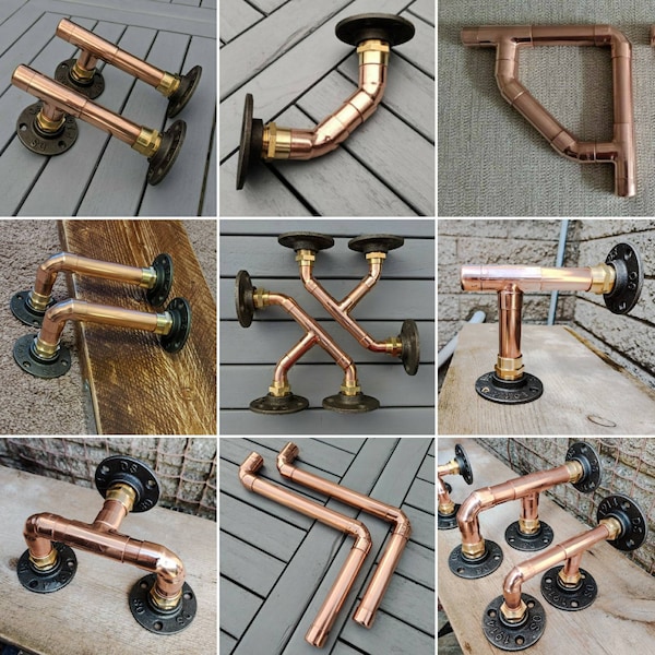 Copper Pipe Art Etsy UK
