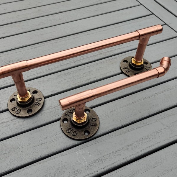 Towel Rail and Toilet Roll Holder Etsy UK