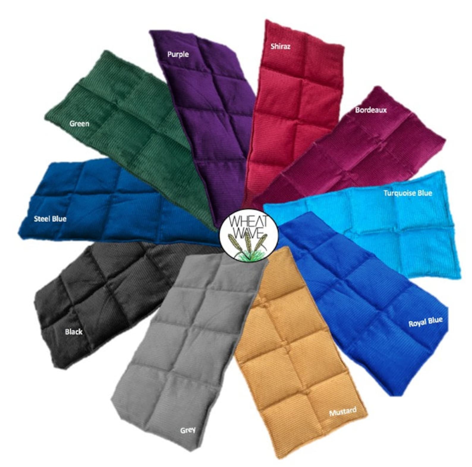 Wheat Bag 1.4kg Sectioned Heat Bag Heat Pack Winter Warmer Plain