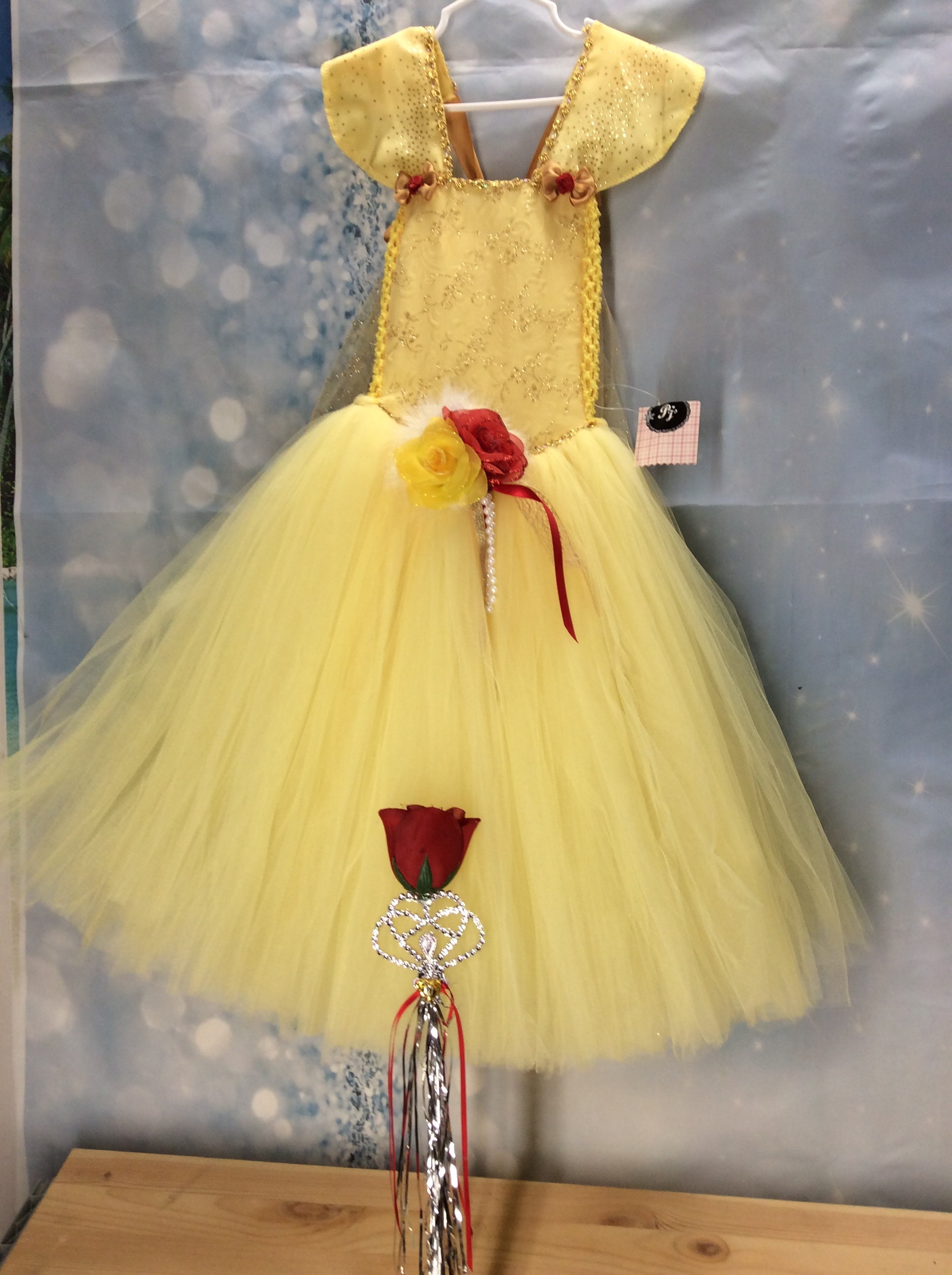 belle inspired gown