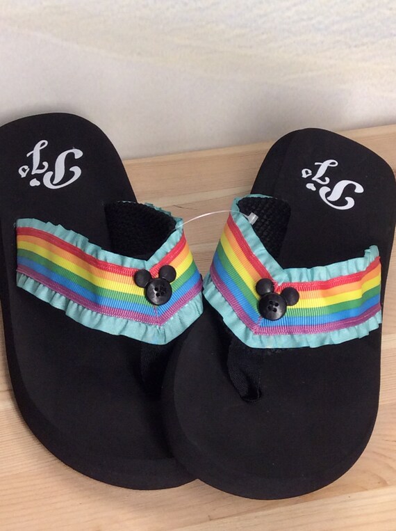 mickey mouse flip flops