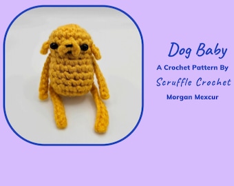 DIGITAL PDF Dog Baby Crochet Pattern