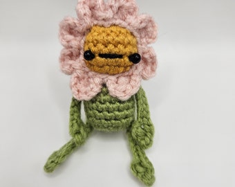 Crochet Flower Baby doll (3 inches tall)