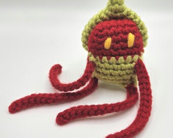 Crochet Flatwoods Monster doll (5 inches tall)