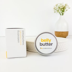 Natural Mango Belly Butter for Pregnancy: Anti Stretch Mark Balm